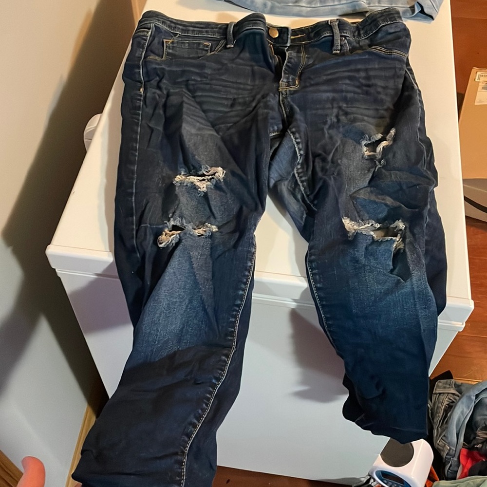 Ripped mossimo jeans